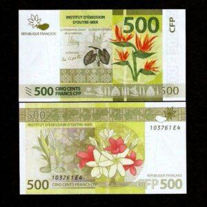 FRENCH PACIFIC TERRITORIES 500 FRANCS New 2014 SAIL BOAT WM PLANT UNC FPT NOTE
