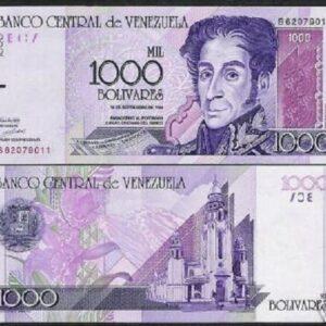 VENEZUELA 1000 BOLIVAR P79 1998 UNC