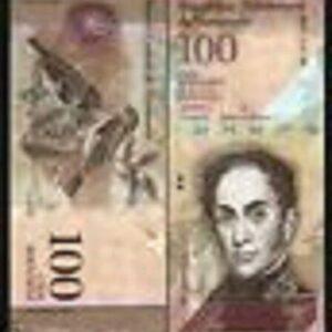 VENEZUELA 100 BOLIVARES P93 2007 UNC