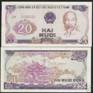 VIETNAM 20 DONG P94 1985 UNC