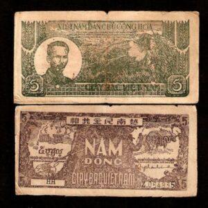 VIETNAM 5 DONG P17 1948
