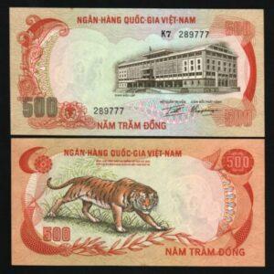 VIETNAM 500 DONG P33 1972 UNC