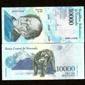 VENEZUELA 10000 BOLIVARES 2017 UNC